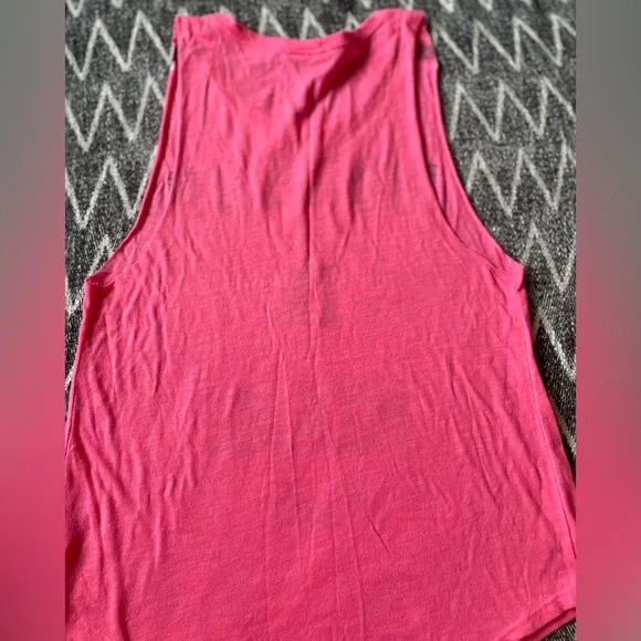 (3/$15) Victorias Secret PINK Womens XS Tank Top Woke Up In Miami Sequin - Picture 3 of 4